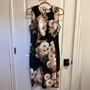Calvin Klein Floral Sheath Dress